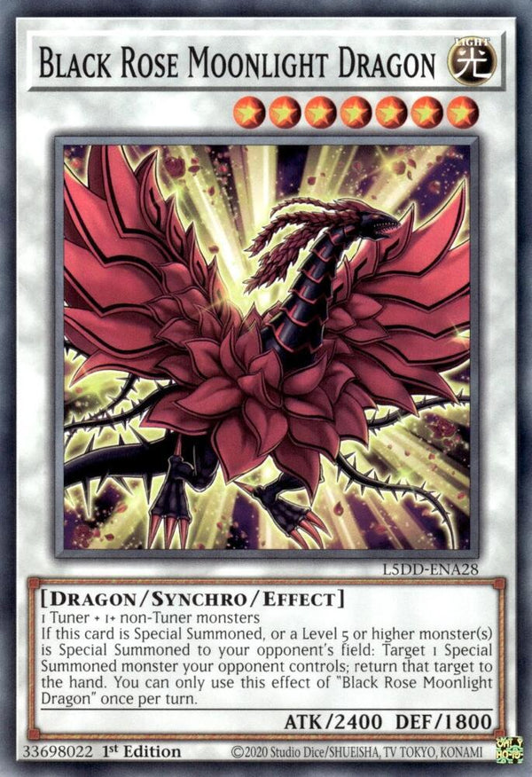 Black Rose Moonlight Dragon (L5DD-ENA28) [Common] - Yu-Gi-Oh!