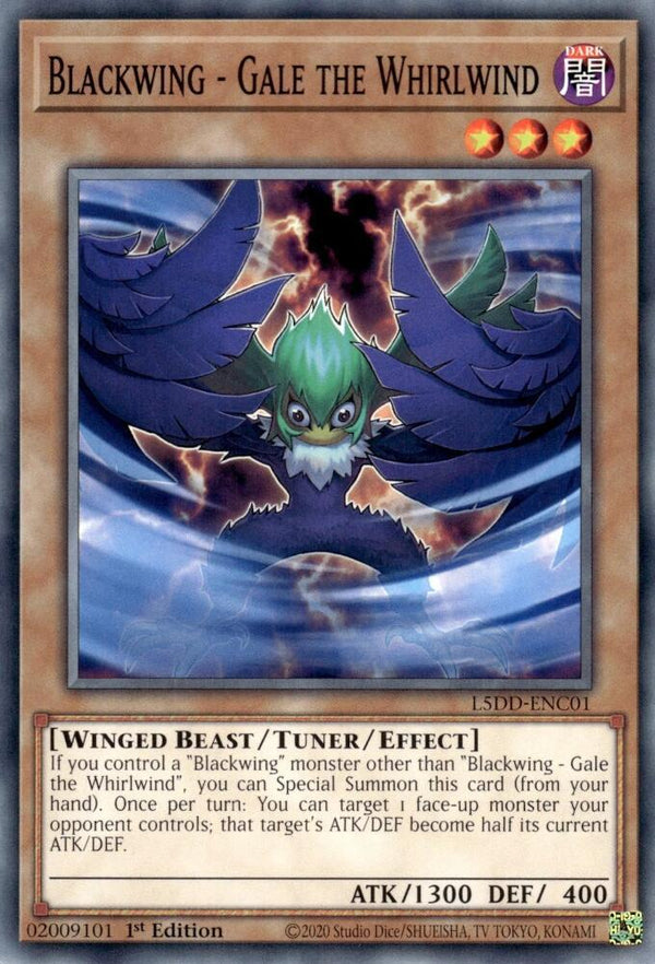 Blackwing - Gale the Whirlwind (L5DD-ENC01) [Common] - Yu-Gi-Oh!