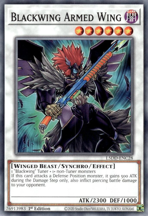 Blackwing Armed Wing (L5DD-ENC28) [Common] - Yu-Gi-Oh!