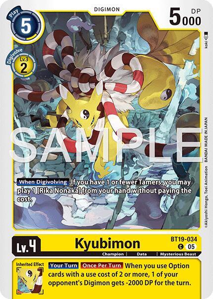Kyubimon (BT19-034) (Alternate Art)