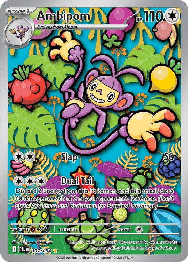 Ambipom (107/094) [Mega Evolution: Phantasmal Flames] - Pokémon