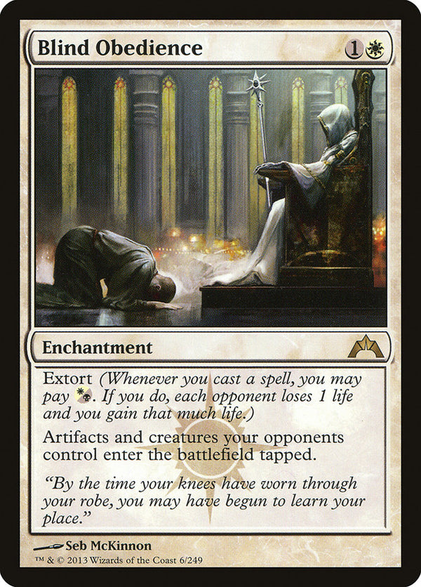 Blind Obedience [Gatecrash] - Magic: The Gathering