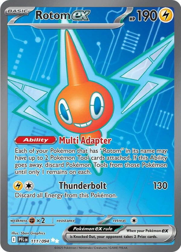 Rotom ex (111/094) [Mega Evolution: Phantasmal Flames] - Pokémon
