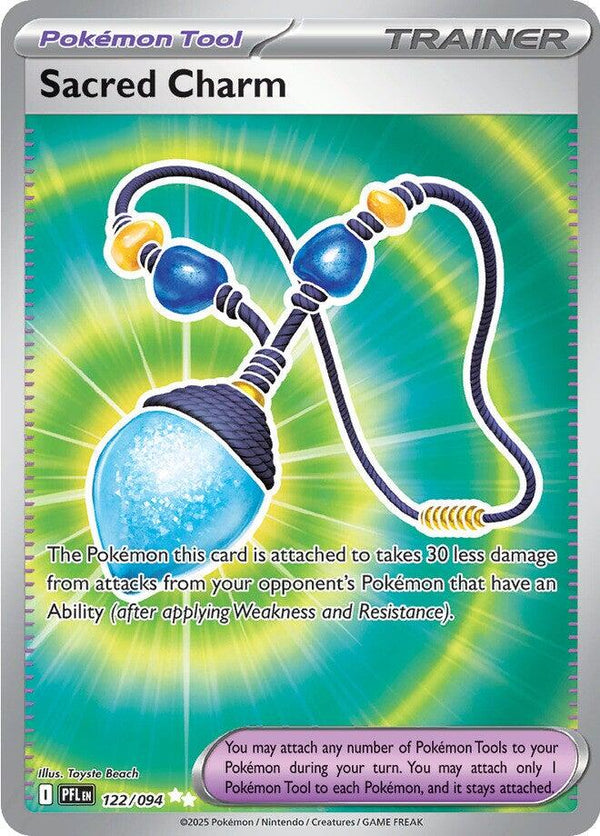 Sacred Charm (122/094) [Mega Evolution: Phantasmal Flames] - Pokémon