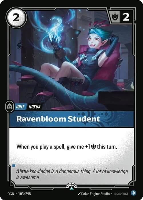 Ravenbloom Student - Riftbound: League of Legends TCG