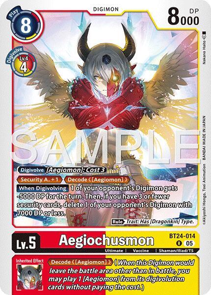 Aegiochusmon - Digimon Card Game
