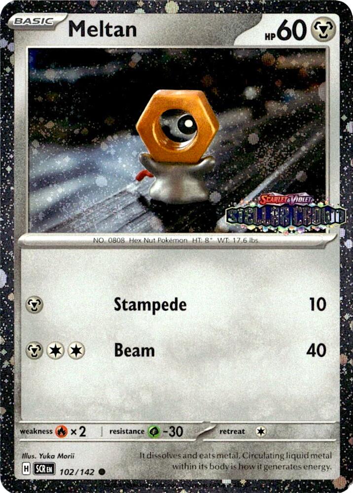 Meltan - 102/142 (Stellar Crown Stamped)
