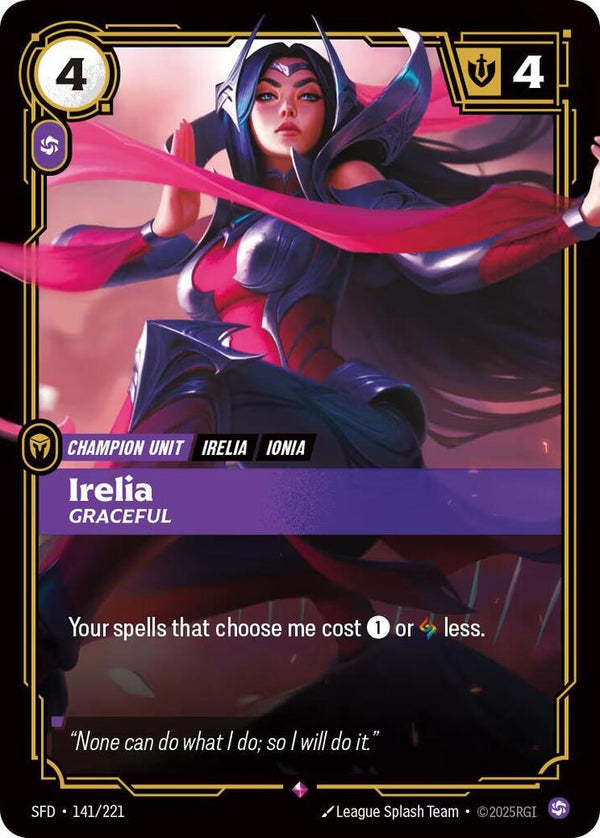Irelia, Graceful - Riftbound: League of Legends TCG