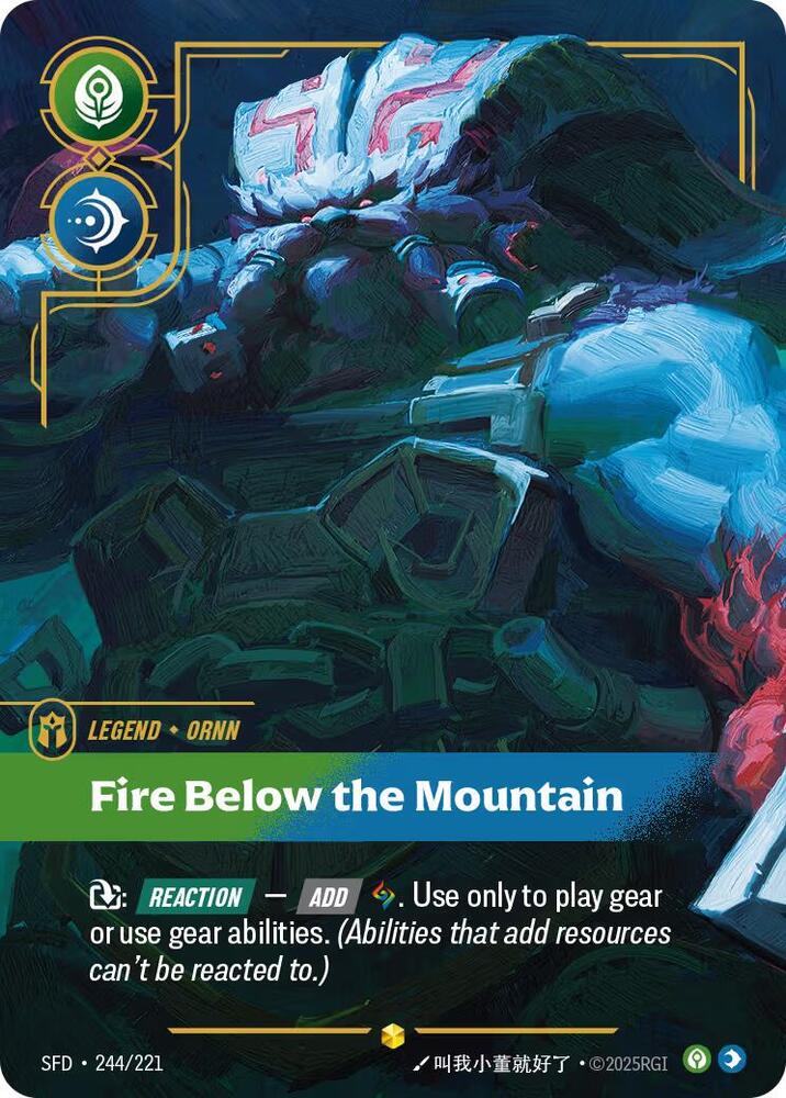 Ornn, Fire Below the Mountain (Overnumbered)