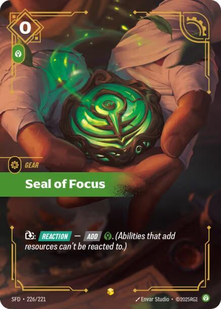 Seal of Focus (Overnumbered) - Riftbound: League of Legends TCG
