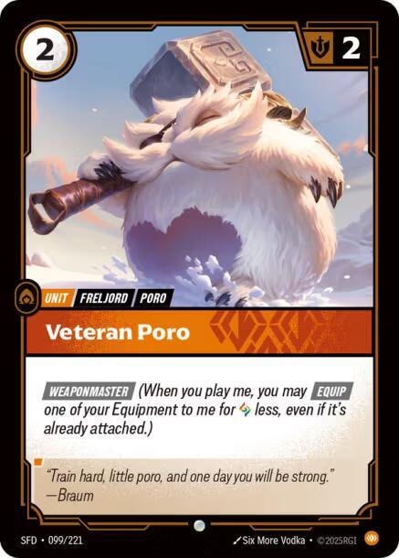 Veteran Poro - Riftbound: League of Legends TCG