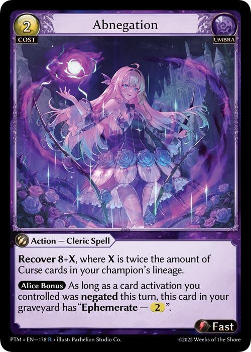 Abnegation - Grand Archive TCG