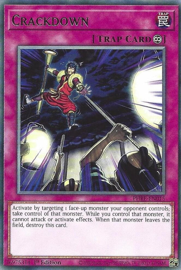 Crackdown (PHRE-EN015) [Rare] - Yu-Gi-Oh!