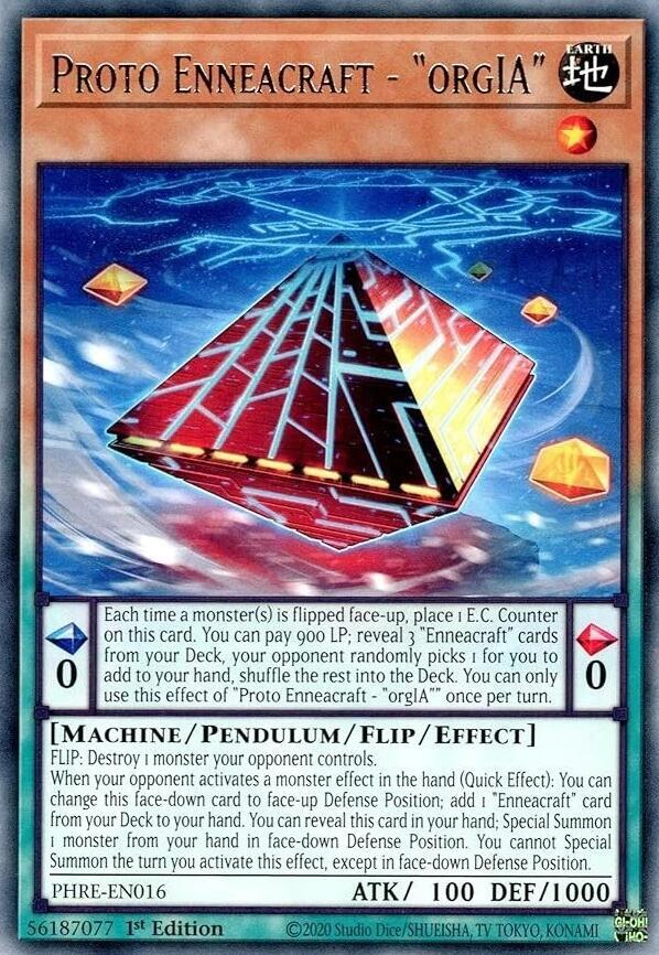 Proto Enneacraft - "orgIA" (PHRE-EN016) [Rare] - Yu-Gi-Oh!