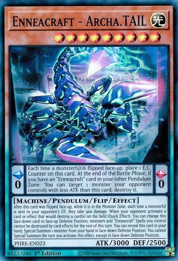 Enneacraft - Archa.TAIL (PHRE-EN023) [Super Rare] - Yu-Gi-Oh!