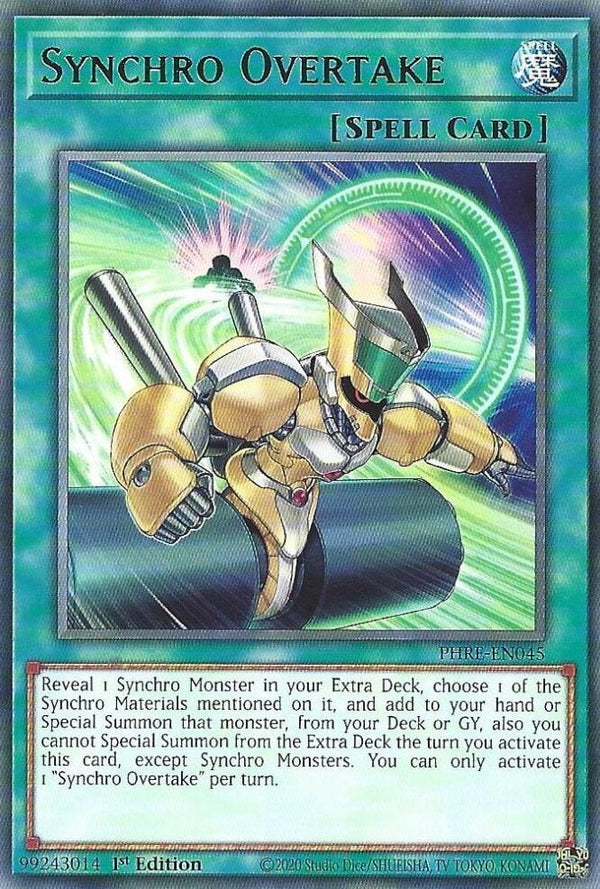 Synchro Overtake (PHRE-EN045) [Rare] - Yu-Gi-Oh!