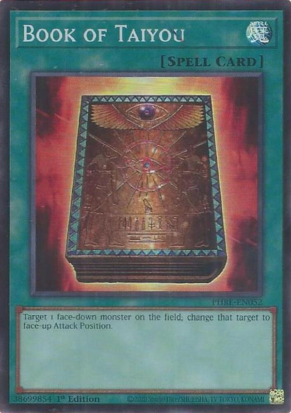 Book of Taiyou (Super Rare) (PHRE-EN052) - Yu-Gi-Oh!