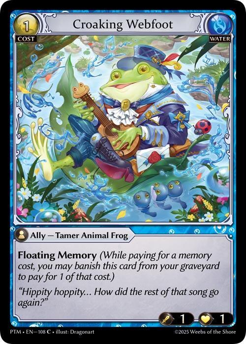 Croaking Webfoot (Curio Foil)