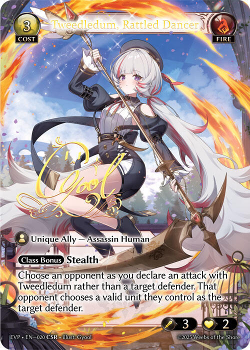 Tweedledum, Rattled Dancer (CSR)