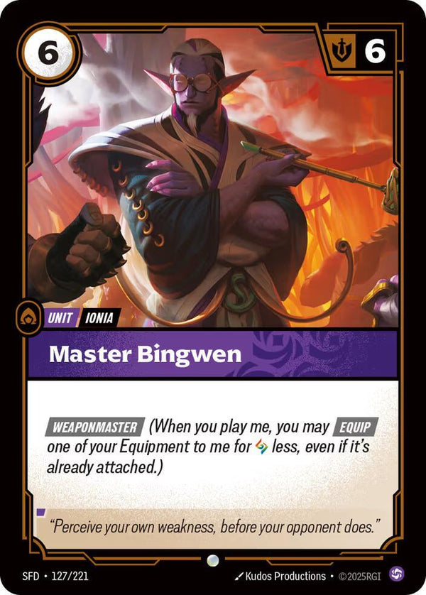 Master Bingwen - Riftbound: League of Legends TCG