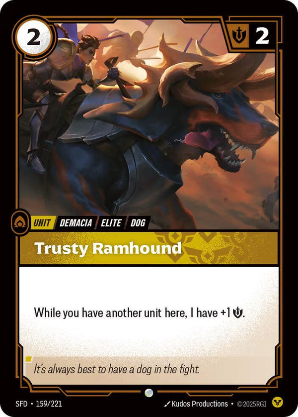 Trusty Ramhound - Riftbound: League of Legends TCG
