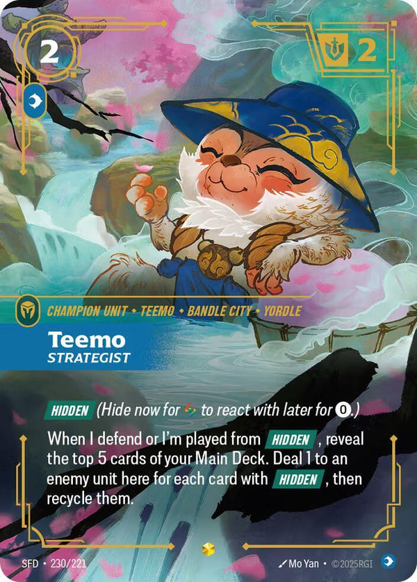 Teemo, Strategist (Overnumbered) - Riftbound: League of Legends TCG