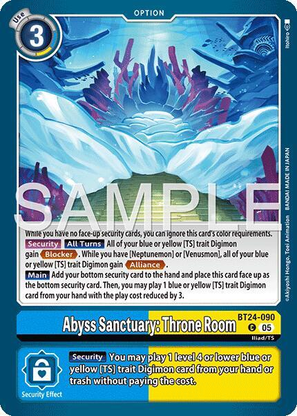 Abyss Sanctuary: Throne Room - Digimon Card Game