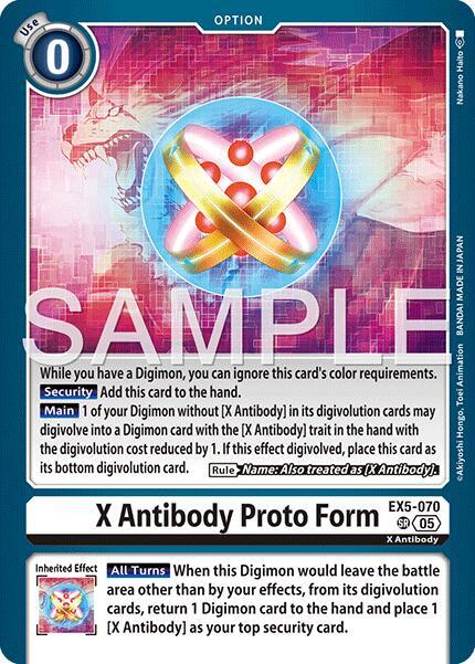 X Antibody Proto Form (Reprint)