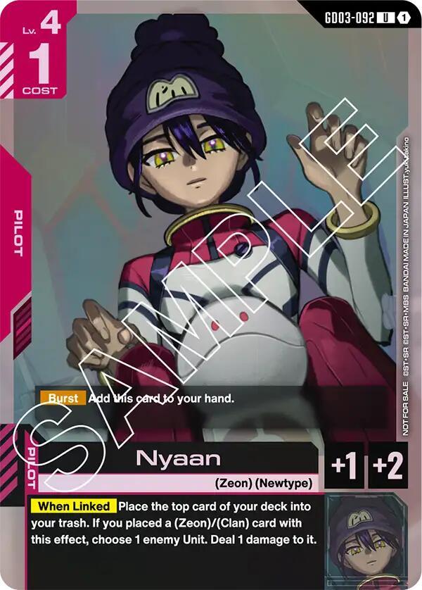 Nyaan (Store Tournament Participant Pack 03)