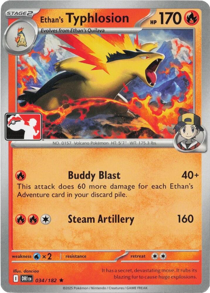 Ethan's Typhlosion - 034/182