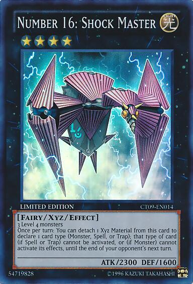 Number 16: Shock Master (CT09-EN014) [Super Rare] - Yu-Gi-Oh!