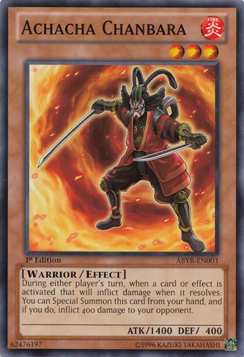 Achacha Chanbara (ABYR-EN003) [Common] - Yu-Gi-Oh!