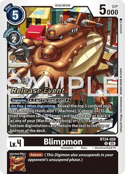 Blimpmon - Digimon Card Game