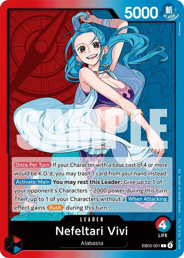 Nefeltari Vivi - 001 [Extra Booster: One Piece Heroines Edition]