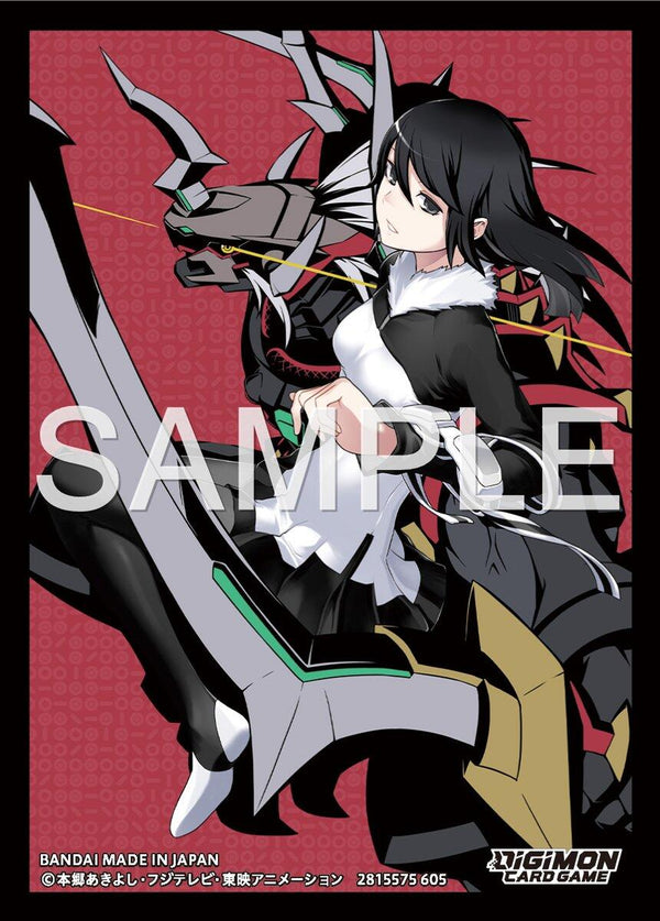 Digimon TCG: Official Card Sleeves (Digimon Story Cyber Sleuth - Yuuko with Gaioumon, Gaiomon) - Digimon