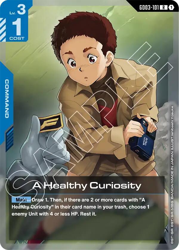 A Healthy Curiosity - Gundam Card Game