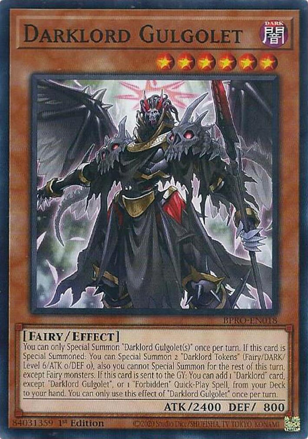 Darklord Gulgolet [BPRO-EN018] Common - Yu-Gi-Oh!