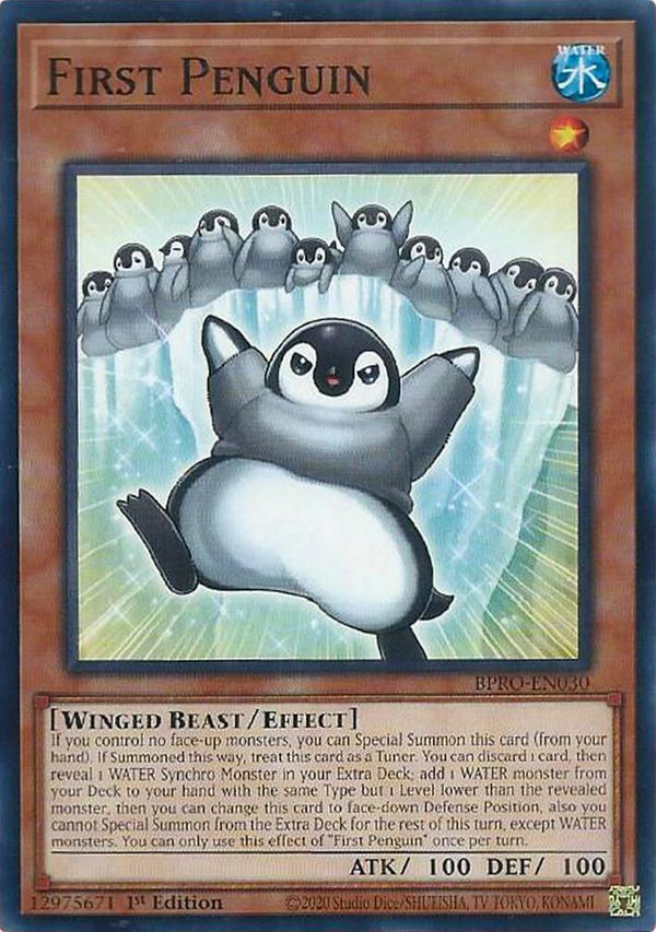 First Penguin [BPRO-EN030] Common - Yu-Gi-Oh!