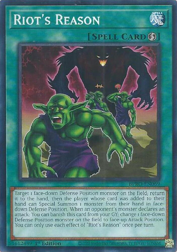 Riot's Reason (BPRO-EN069) [Common] - Yu-Gi-Oh!