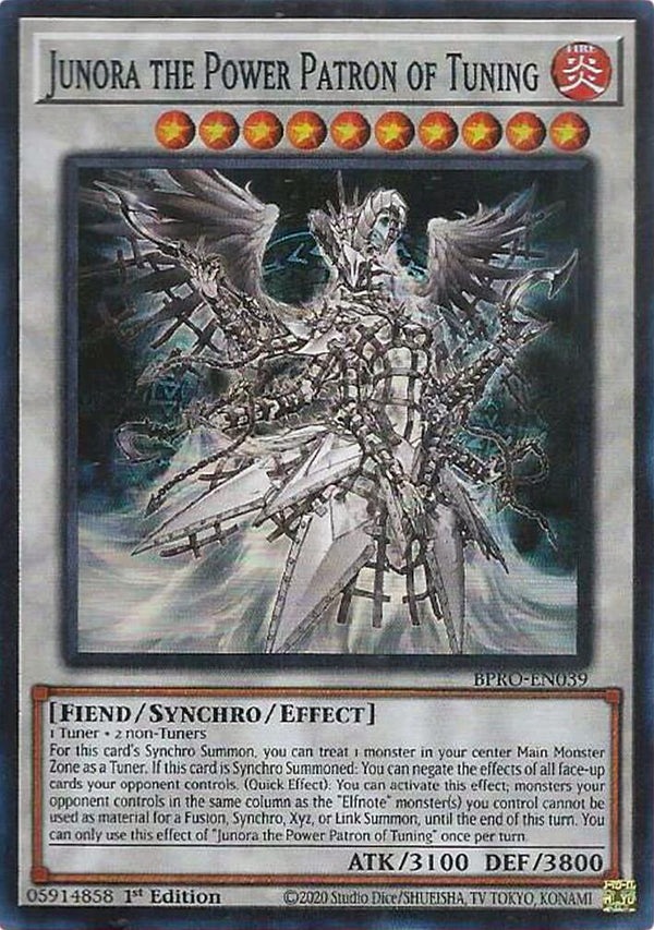 Junora the Power Patron of Tuning [BPRO-EN039] Super Rare - Yu-Gi-Oh!