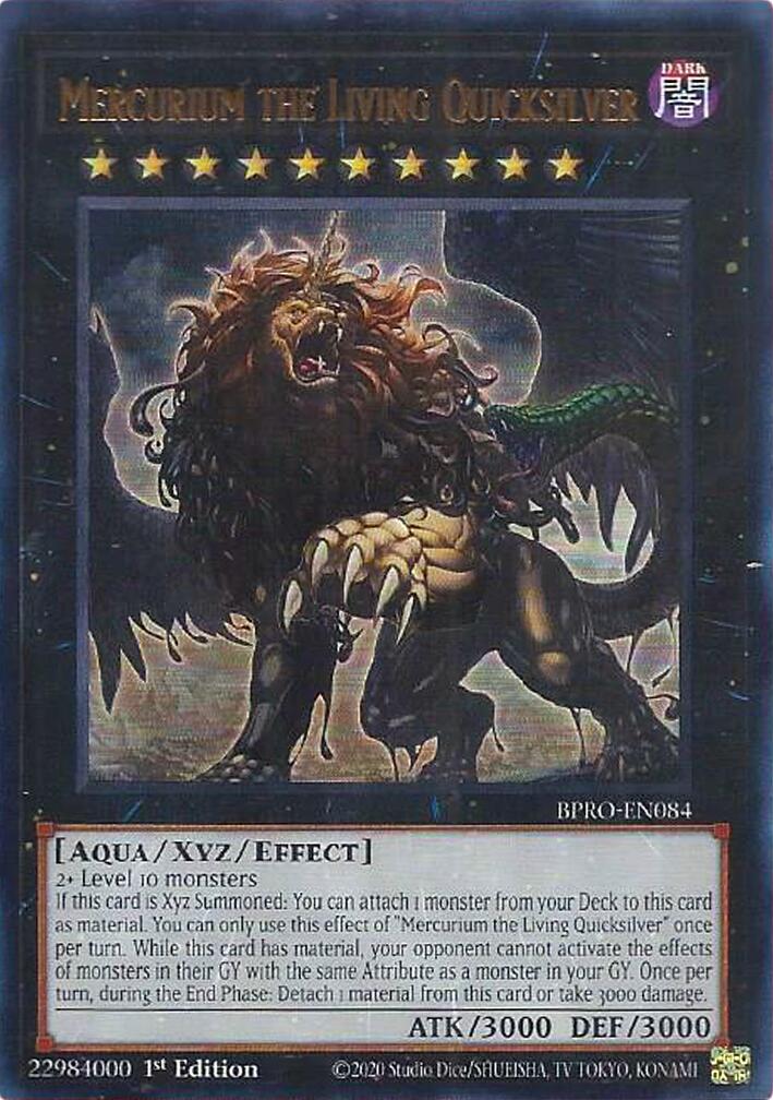 Mercurium the Living Quicksilver [BPRO-EN084] Ultra Rare