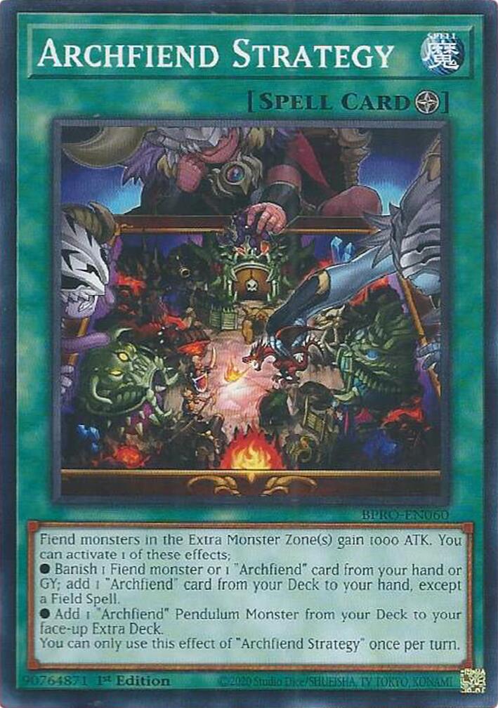 Archfiend Strategy [BPRO-EN060] Common
