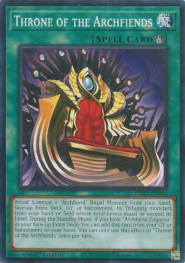 Throne of the Archfiends (BPRO-EN059) [Common] - Yu-Gi-Oh!