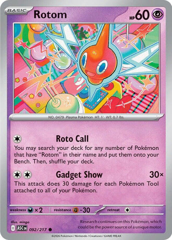 Rotom (092/217) [Mega Evolution: Ascended Heroes]
