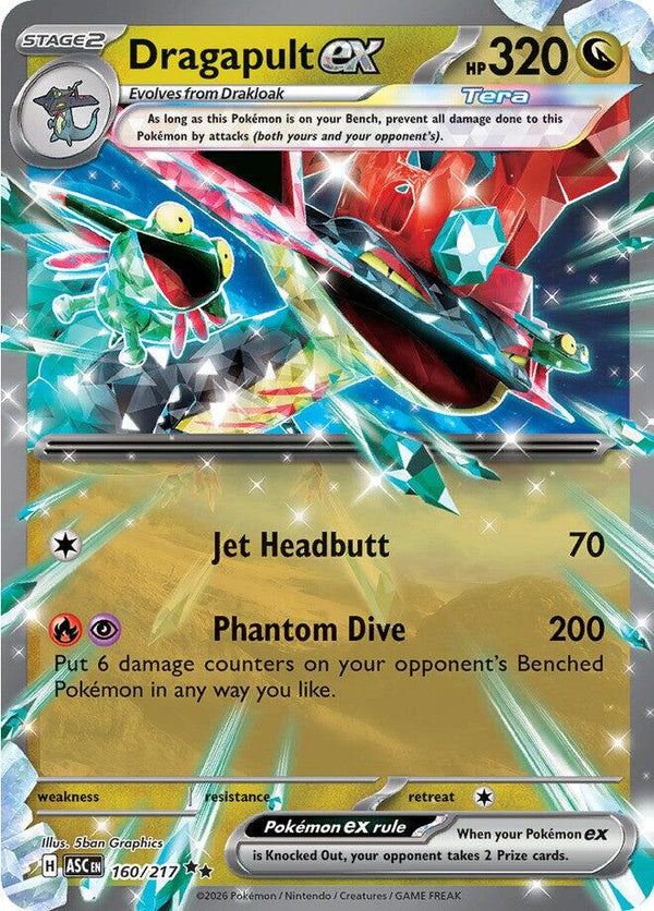 Dragapult ex (160/217) [Mega Evolution: Ascended Heroes] - Pokémon