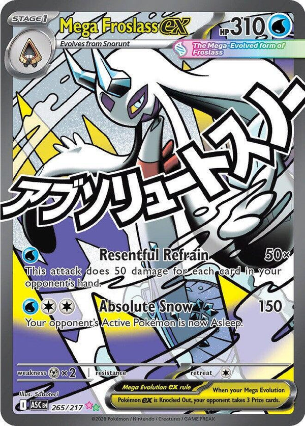 Mega Froslass ex - 265/217 - Pokémon