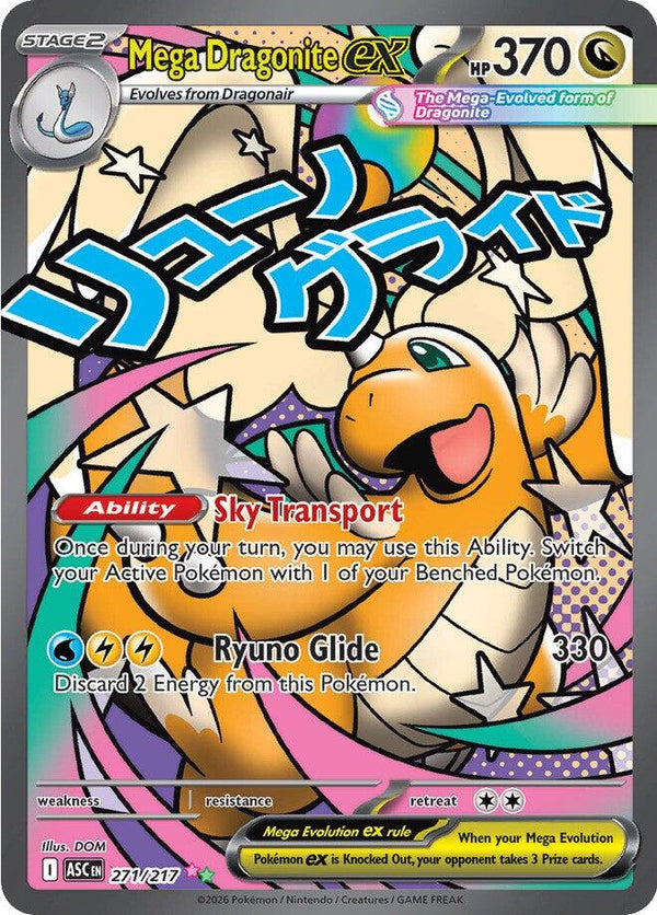 Mega Dragonite ex (271/217) [Mega Evolution: Ascended Heroes] - Pokémon