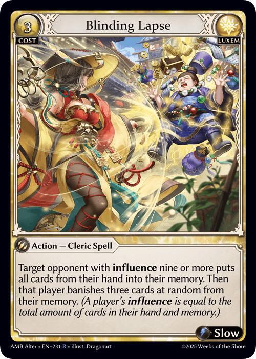 Blinding Lapse - Grand Archive TCG