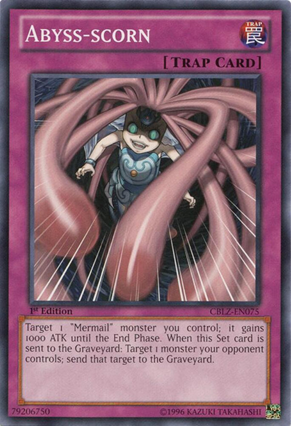 Abyss-scorn (CBLZ-EN075) [Common] - Yu-Gi-Oh!