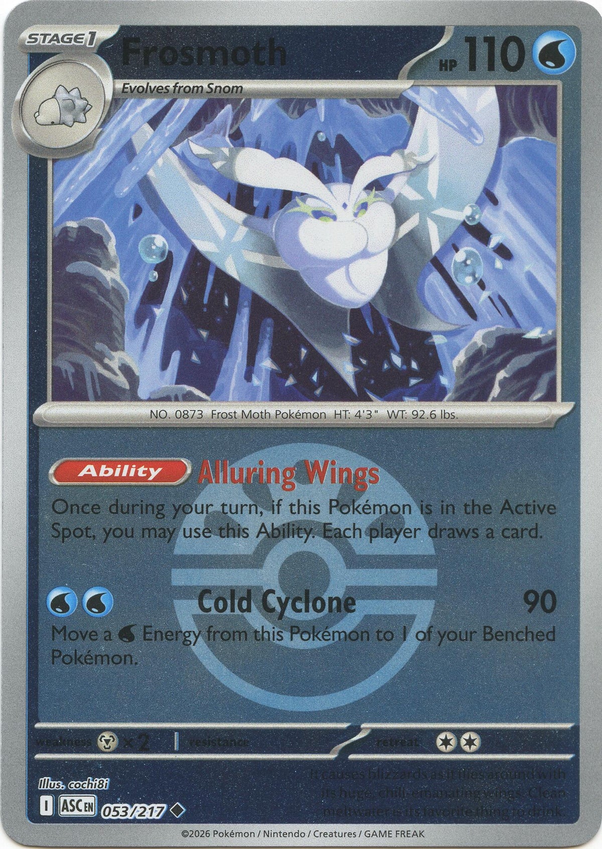 Frosmoth (053/217) (Friend Ball) [Mega Evolution: Ascended Heroes]